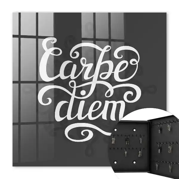 Decorative key box Carpe diem decorative style