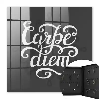 Decorative key box Carpe diem decorative style