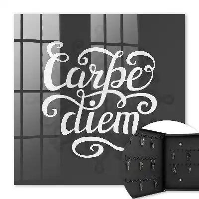 Decorative key box Carpe diem decorative style