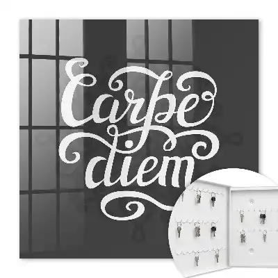 Decorative key box Carpe diem decorative style