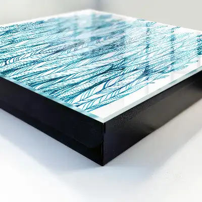 Key box for home Leafy Elegance Blue
