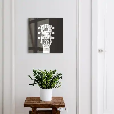 Wall mounted key box Rock fest for fans