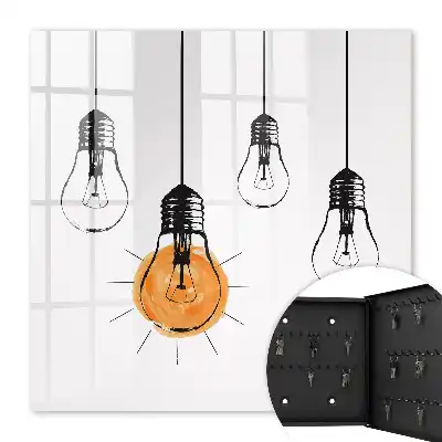 Key box for home Light bulbs creativity simplicity