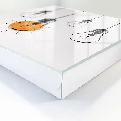Key box for home Light bulbs creativity simplicity