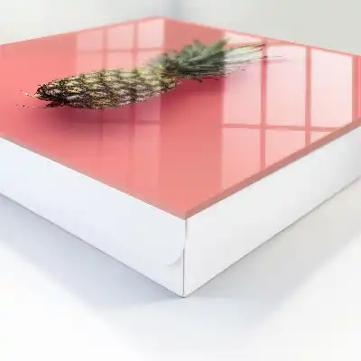Key box for home Exotic pineapple with pink background