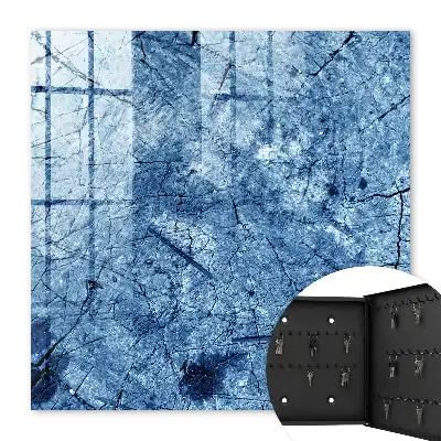 Decorative key box Blue tone texture