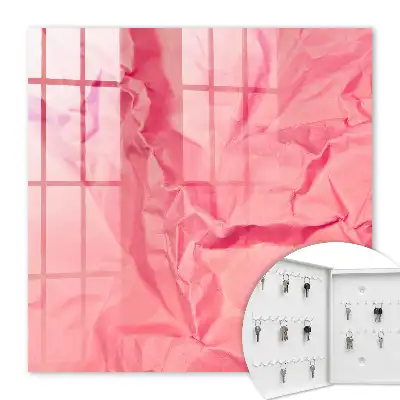 Key cabinet Pink texture delicate texture