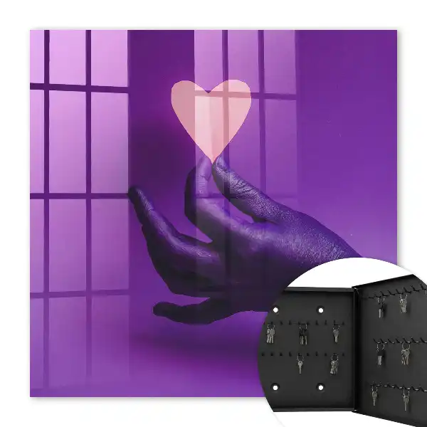 Key box for home Purple Love Contrast of Emotions