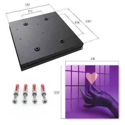 Key box for home Purple Love Contrast of Emotions