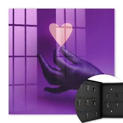 Key box for home Purple Love Contrast of Emotions