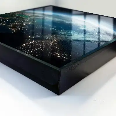 Wall mounted key cabinet Night Earth of Shades of Light