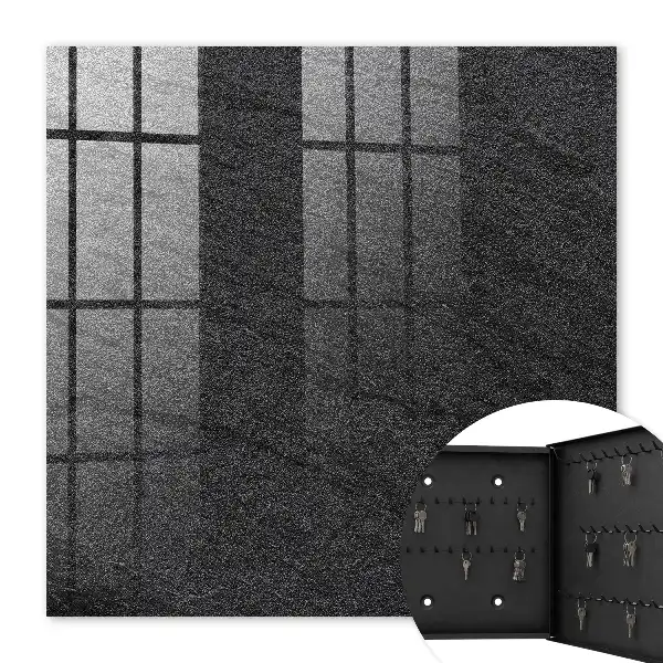 Gray stone grain key cabinet