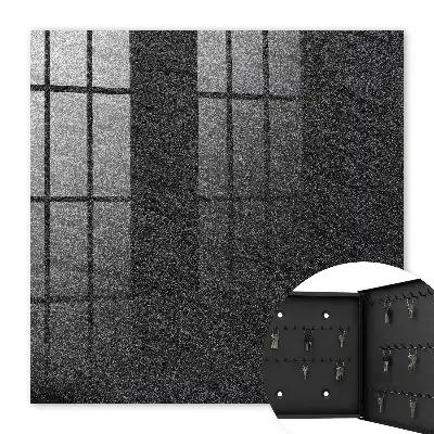Gray stone grain key cabinet