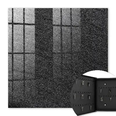 Gray stone grain key cabinet