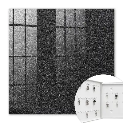 Gray stone grain key cabinet
