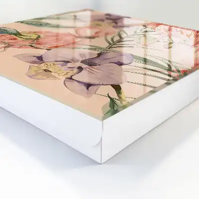 Key box for home Exotic elegance with green leaves