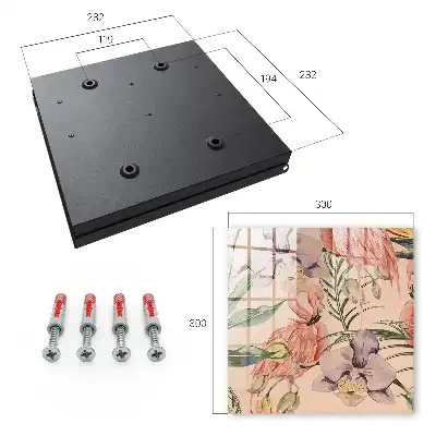 Key box for home Exotic elegance with green leaves