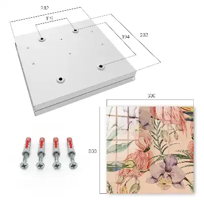 Key box for home Exotic elegance with green leaves