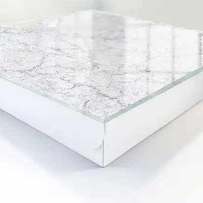 Wall mounted key cabinet Marble elegance of graceful texture