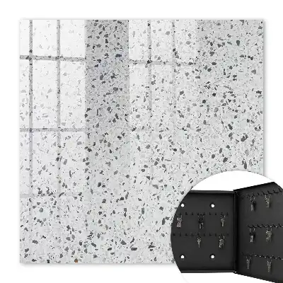 Wall mounted key box Terrazzo style perfect texture