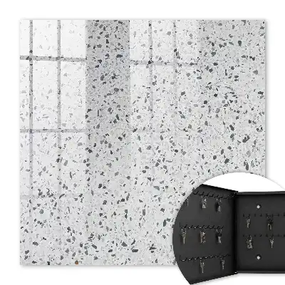 Wall mounted key box Terrazzo style perfect texture