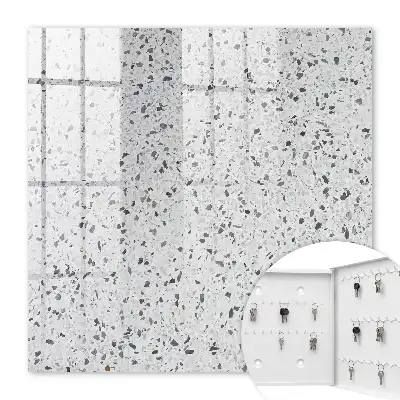 Wall mounted key box Terrazzo style perfect texture