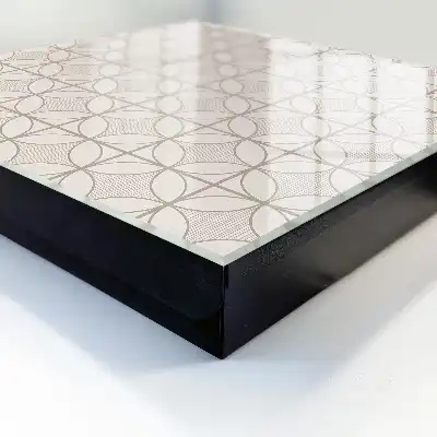 Wall mounted key cabinet Elegant geometry of shapes