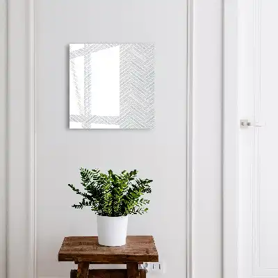 Key cabinet Subtle herringbone motif
