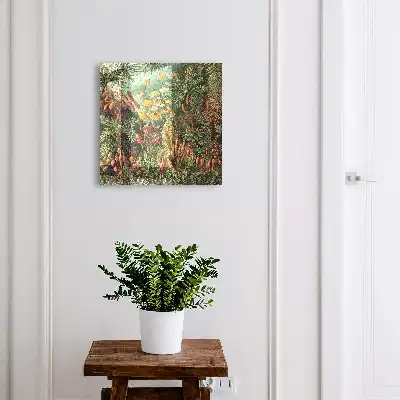 Key box for home Green leaves of warmth