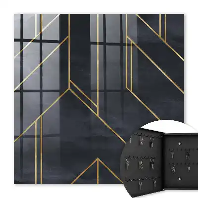 Key box for home Geometric structure, contrasting colors