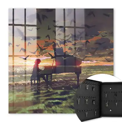 Key cabinet The harmony of nature at sunset