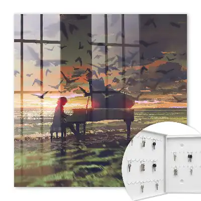 Key cabinet The harmony of nature at sunset