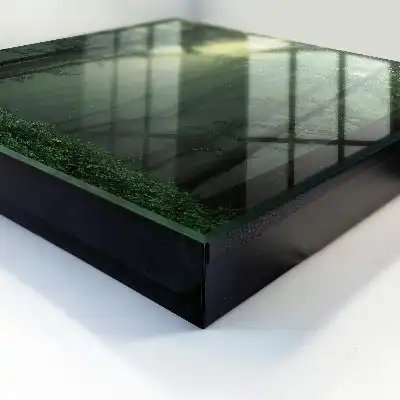 Wall mounted key cabinet Forest fog in the morning mist