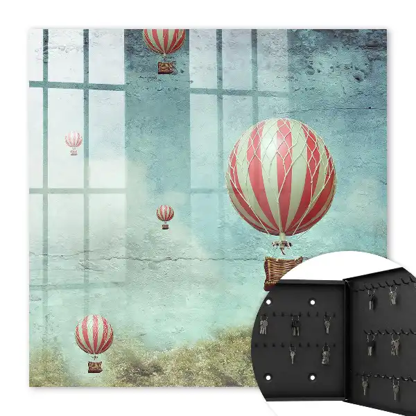 Decorative key box Air dreams in the pastel sky