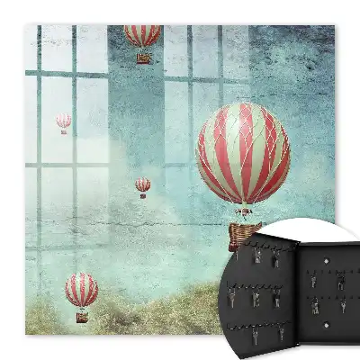 Decorative key box Air dreams in the pastel sky