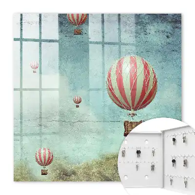 Decorative key box Air dreams in the pastel sky
