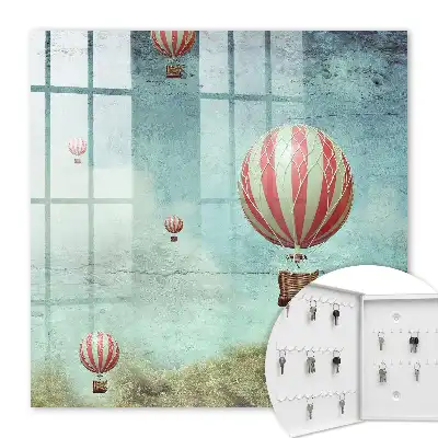 Decorative key box Air dreams in the pastel sky