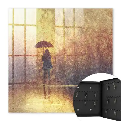 Key box for home The warm melancholy of sunset glow