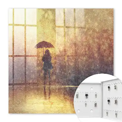 Key box for home The warm melancholy of sunset glow