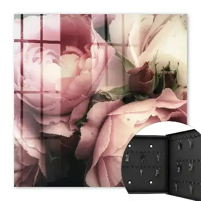 Key cabinet Rose beauty roses in shades