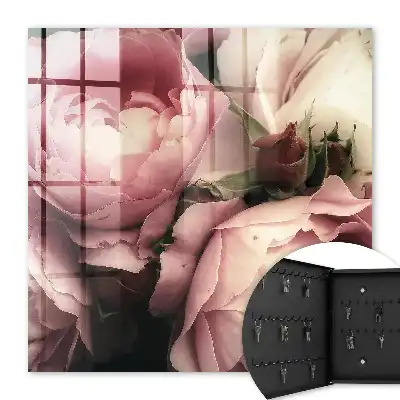 Key cabinet Rose beauty roses in shades