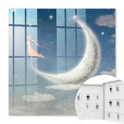 Key box for home Heavenly journey in the form of the moon