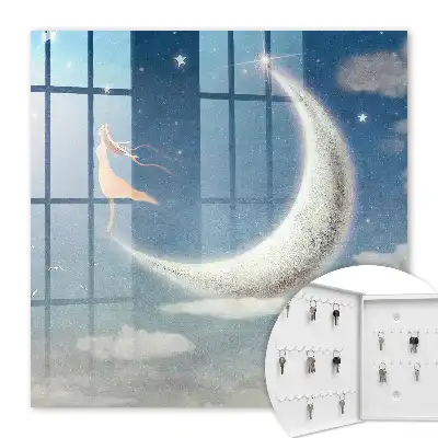 Key box for home Heavenly journey in the form of the moon