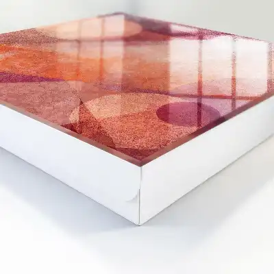 Decorative key box The energy of pink orange abstraction