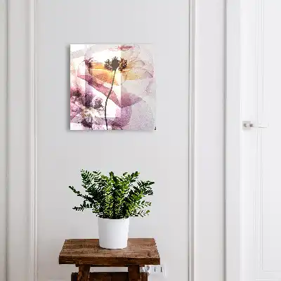 Key cabinet Floral elegance in pastel shades