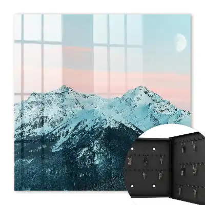Key cabinet Mountain peace in the moonlight