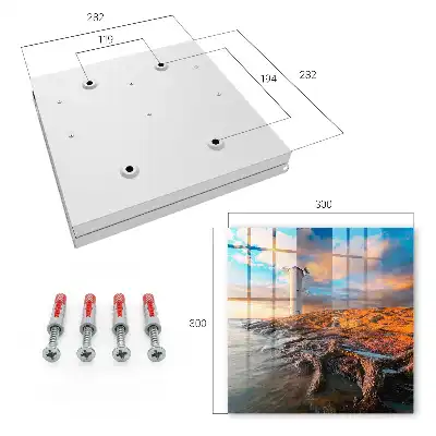 Decorative key box Sunset Lighthouse
