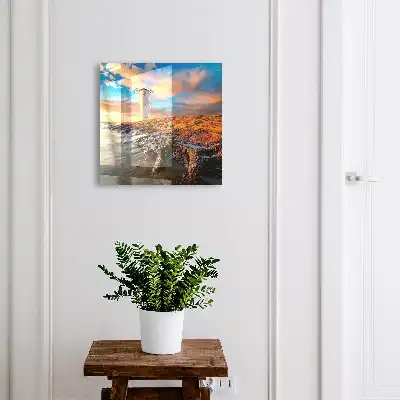 Decorative key box Sunset Lighthouse