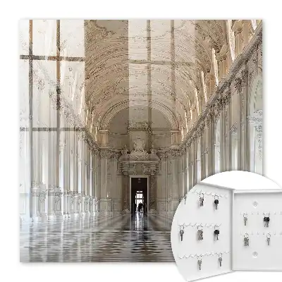 Wall mounted key box Classic architecture with elegant decorations