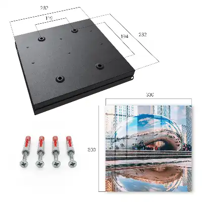 Wall mounted key cabinet An urban reflection reflecting the city